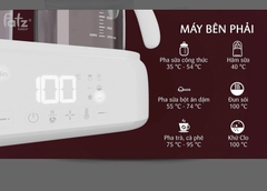 PKBS - Máy đa năng điện tử Fatz Baby Multimax 2-FB9013SL Tiệt trùng/ sấy khô/ hâm sữa/ đun/ hâm nước , bảo hành chính hãng