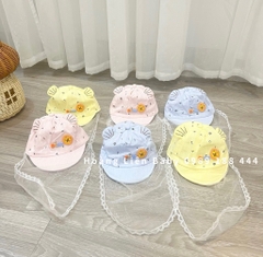 Mũ khăn voan loại đẹp cho bé sơ sinh
