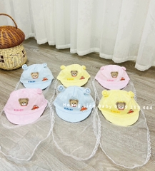 Mũ khăn voan loại đẹp cho bé sơ sinh