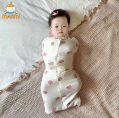Nhộng chũn Manny hoạ tiết Hàn Quốc giúp bé ngủ ngon, sâu giấc