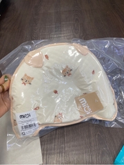 Gối Chống Bẹp Đầu, Gối Ngủ Chất Liệu Cotton Thoáng Khí Hình Mây Và Vương Miện Thêu Họa Tiết Hàn Quốc Cho Bé MIMI