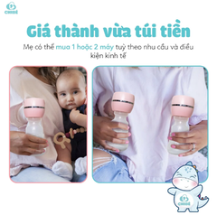 MÁY HÚT SỮA KHÔNG DÂY CHIBÉ MOMI 3 CB02 ( CHÍNH HÃNG -BẢO HÀNH 18 THÁNG)