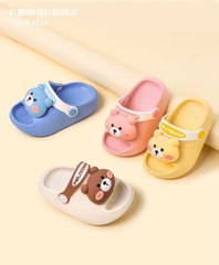 Dép Hở Mũi Có Quai Cho Bé Melittdeer Hình Bé Gấu Chất Liệu Siêu Nhẹ