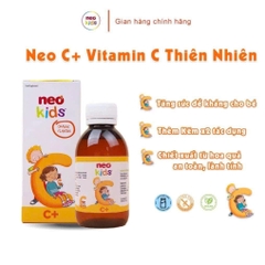 Siro Vitamin C Neokids- Tăng đề kháng cho trẻ từ 3 tháng tuổi trở lên