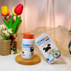 Viên sáng mắt học đường Vision Kids – Bảo tồn thị lực tốt nhất (hộp 60v)