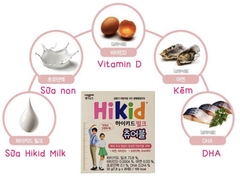 TPCN - Sữa Hikid dạng viên tăng chiều cao Hàn Quốc 1 hôp 3 vỉ 60 viên cho trẻ 1-12 tuổi