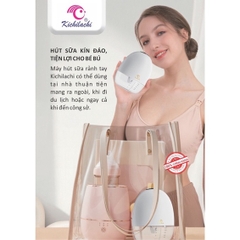 PKBS - Máy hút sữa điện rảnh tay KICHILACHI, hút êm, không đau (Pin sạc tích điện, chất liệu TRITAN)