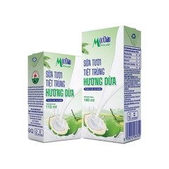 Sữa tươi tiệt trùng MỘC CHÂU hương dừa 110ml (lốc 4 hộp)