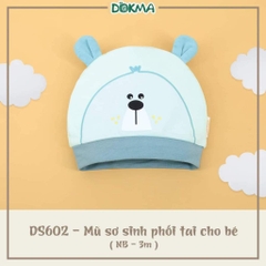 Mũ sơ sinh phối tai DOKMA
