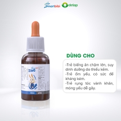 TPCN - KẼM ZIN C SMARTBIBI - BỔ SUNG KẼM CHELATE HỮU CƠ HẤP THU CAO