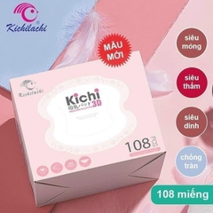 Miếng Lót Thấm Sữa Kichilachi Hộp 108 Miếng Dán Thấm Sữa Siêu Mỏng, Siêu Thấm, Chống Tràn