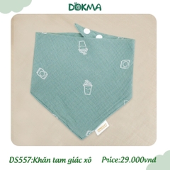 Khăn tam giác xô Dokma bé trai, bé gái (yếm xô)