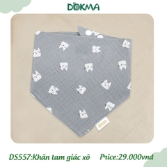 Khăn tam giác xô Dokma bé trai, bé gái (yếm xô)