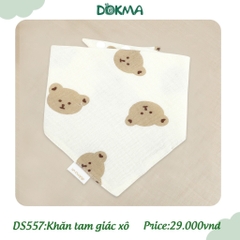 Khăn tam giác xô Dokma bé trai, bé gái (yếm xô)