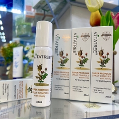 TPCN - Xịt Họng Keo Ong Vitatree 30ml - Úc Làm dịu cơn ho, đau họng và cảm lạnh
