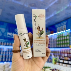 TPCN - Xịt Họng Keo Ong Vitatree 30ml - Úc Làm dịu cơn ho, đau họng và cảm lạnh