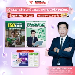 Bộ 2 Sách 90 Hàm Excel Và 150 Thủ Thuật Excel Ứng Dụng Văn Phòng