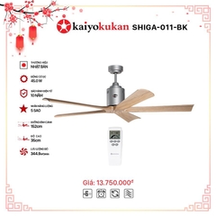 Quạt trần KAIYOKUKAN SHIGA 011-BK