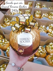SOCOLA Ferrero Rocher quả cầu buộc nơ 240g