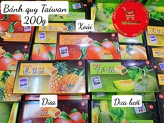 Bánh quy Taiwan Pineapple Cake nhân Dứa hộp 200gr (8 bánh)