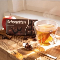 Socola schogetten Edel-Zartbitter-Haselnuss 100g (Socola đen hạt phỉ)