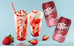 Nước ngọt Dr Pepper vị kem dâu Mỹ 355ml ( Lốc 12 lon)