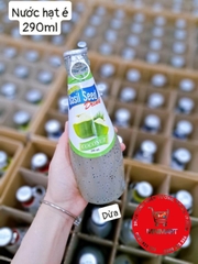 Nước ép trái cây hạt é  Basil Seed - Thailand 290ml (dừa)