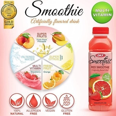 Nước ép sinh tố trái cây Smoothie OKF 500ml (bưởi-dâu-xoài)