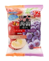 Thạch trái cây Orihiro 240g ( 12 miếng) (táo-nho)