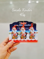 Socola Kinder (set 3 ông già Noel) 45g