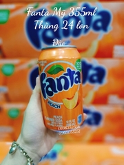 Nước Ngọt Fanta Mỹ 355ml vị Đào ( Lốc 12 lon)