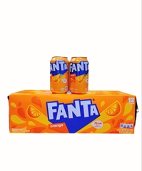 Nước Ngọt Fanta Mỹ 355ml vị Cam ( Lốc 12 lon)