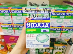 Miếng dán Salonpas Nhật Bản 140 miếng