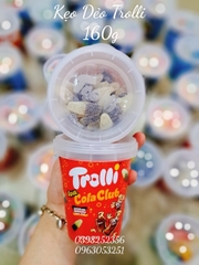 KẸO DẺO  TROLLI - HŨ 160g (Sour Cola club)