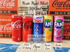 Nước Ngọt COCA COLA NHẬT - 500ml ( set 12 lon)