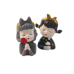Chấu gốm cô bé và cây kẹo
