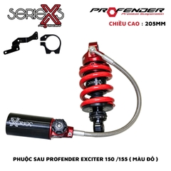 PHUỘC PROFENDER X EXCITER 150 / 155 205mm  ( Màu Đỏ )