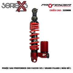 PHUỘC PROFENDER X SERIES - FAZZIO / GRANDE / MIO 320mm ( MÀU ĐỎ )