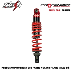 PHUỘC PROFENDER FLASH SERIES - FAZZIO / GRANDE / MIO 320MM (MÀU ĐỎ)