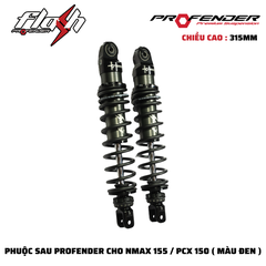 PHUỘC PROFENDER Series Flash - NMAX 155 / PCX 150 / SH Ý 315MM (MÀU ĐEN)