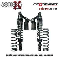 PHUỘC PROFENDER X SERIES - SH350/300 - FORZA350/300 400mm (MÀU ĐEN)