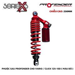 PHUỘC PROFENDER X SERIES - VARIO / CLICK 125-150 330mm (MÀU ĐỎ)
