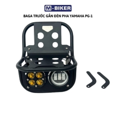 BAGA TRƯỚC GẮN ĐÈN PHA MBIKER PG-1 (KHÔNG GỒM ĐÈN)