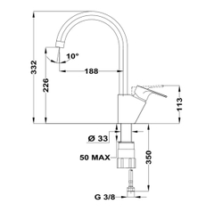 Vòi rửa TEKA EASY MTP 995