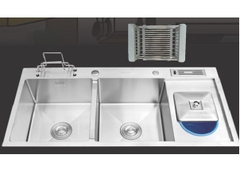 Chậu Rửa 2 Hộc Cánh Chờ B-GEM BG-10048R