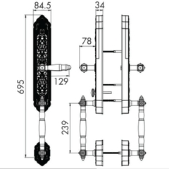 Khóa Điện Tử Hubert HB DS79F