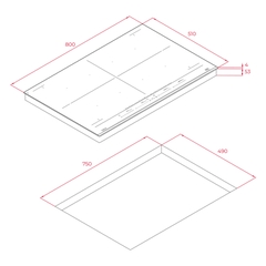 Bếp từ Teka MAESTRO DIRECTSENSE IZF 88700 MST