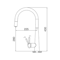 Vòi Rửa Malloca K095-SS