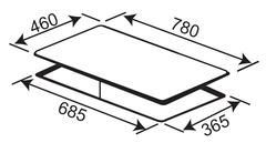 Bếp gas âm KAFF KF-218