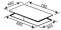 Bếp gas âm KAFF KF-228